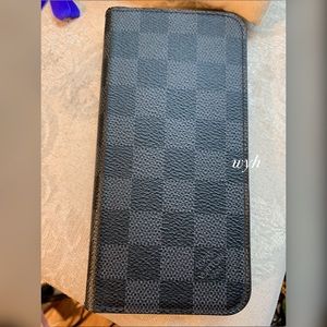 Black Louis Vuitton  iPhone 7 Plus Folio Case